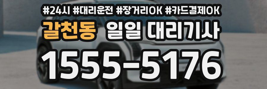 갈천동 일일 대리기사