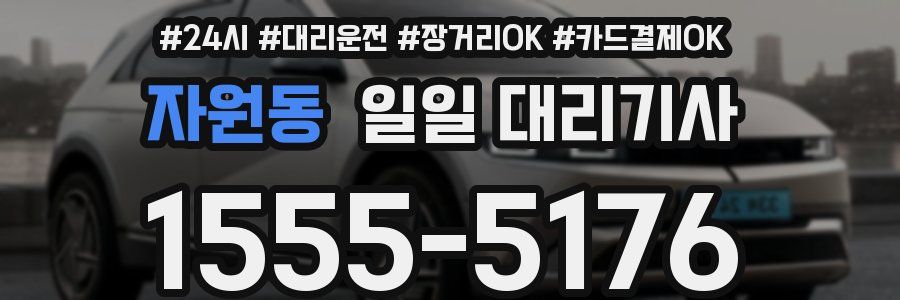 자원동 일일 대리기사