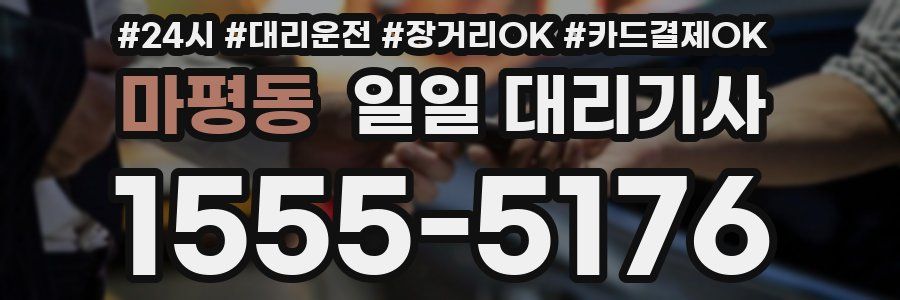 마평동 일일 대리기사