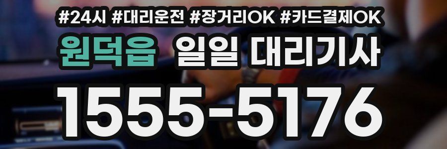 원덕읍 일일 대리기사