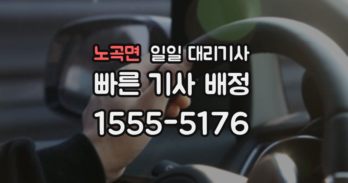 노곡면 일일 대리기사
