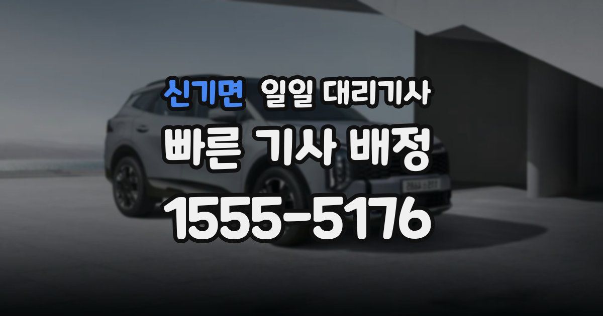 신기면 일일 대리기사