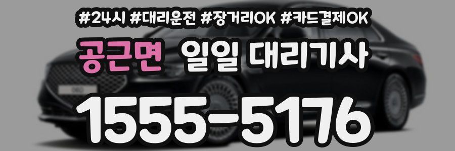 공근면 일일 대리기사