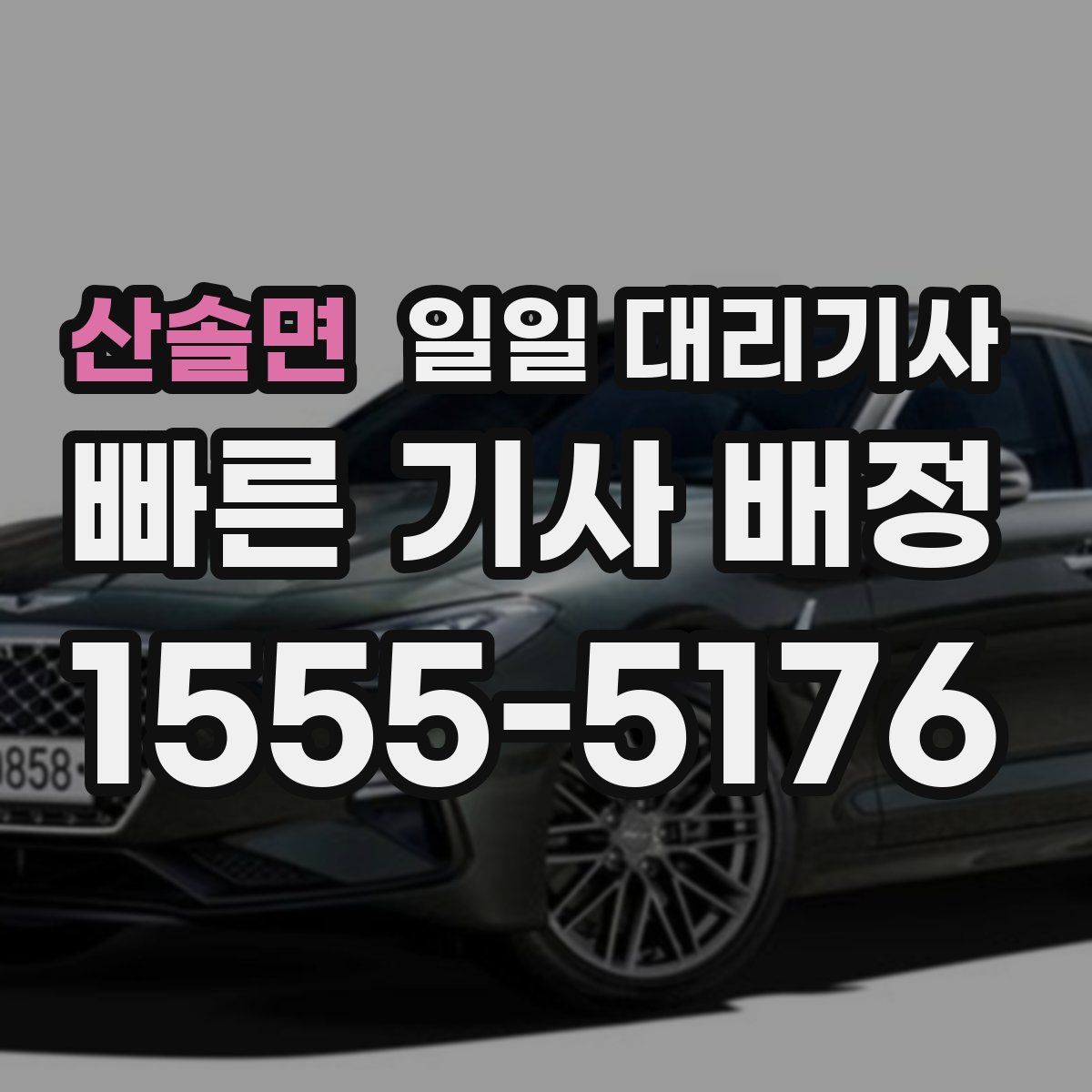 산솔면 일일 대리기사