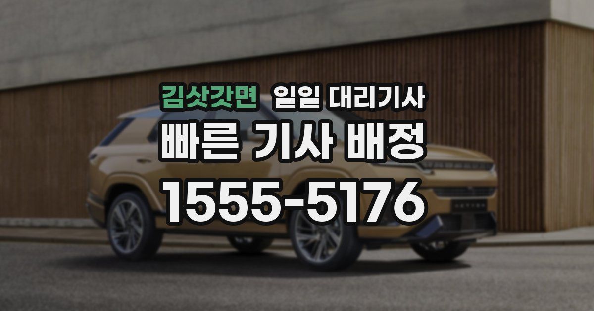 김삿갓면 일일 대리기사