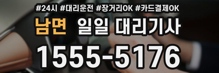 남면 일일 대리기사