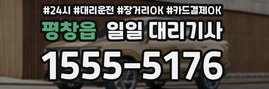 평창읍 일일 대리기사