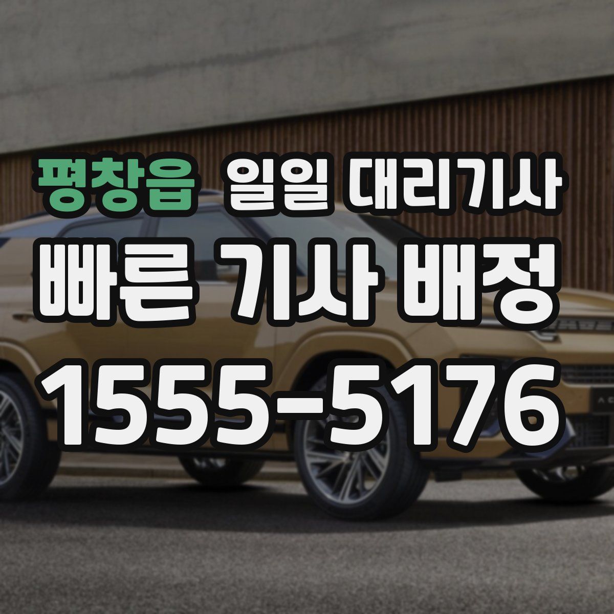 평창읍 일일 대리기사