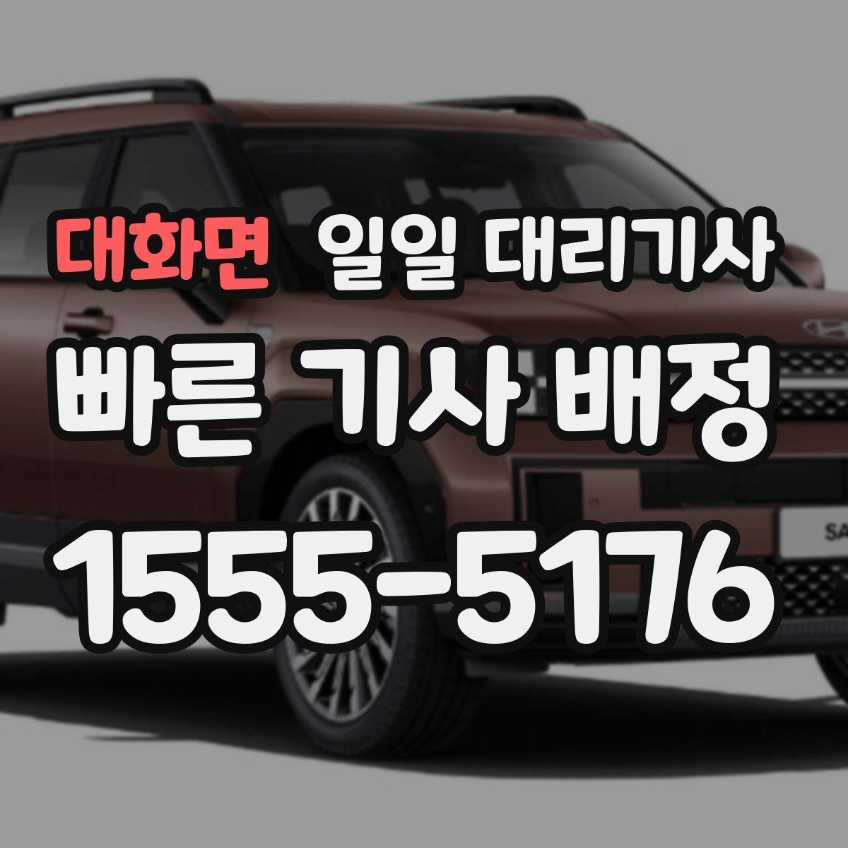 대화면 일일 대리기사