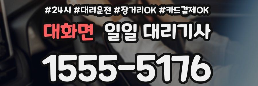 대화면 일일 대리기사