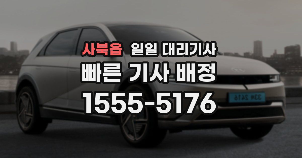 사북읍 일일 대리기사