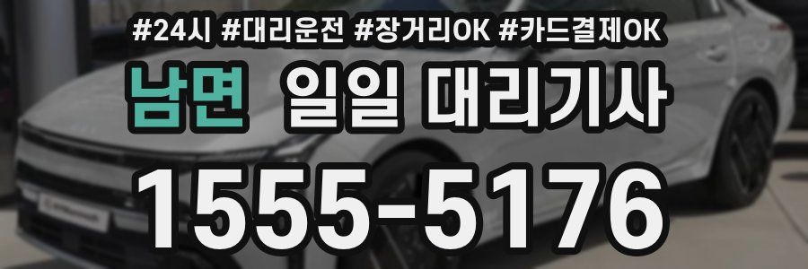 남면 일일 대리기사