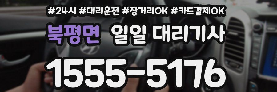 북평면 일일 대리기사
