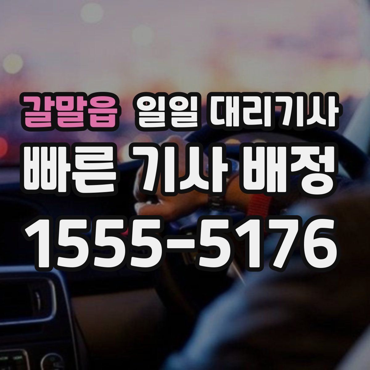 갈말읍 일일 대리기사