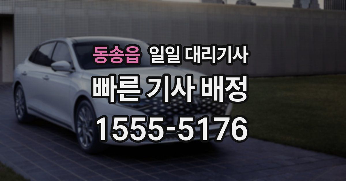 동송읍 일일 대리기사