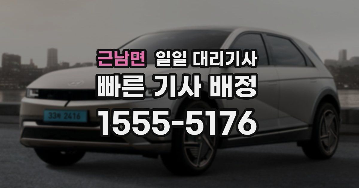 근남면 일일 대리기사