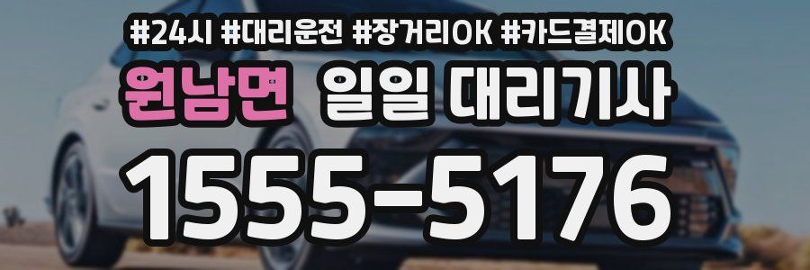 원남면 일일 대리기사