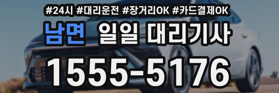 남면 일일 대리기사