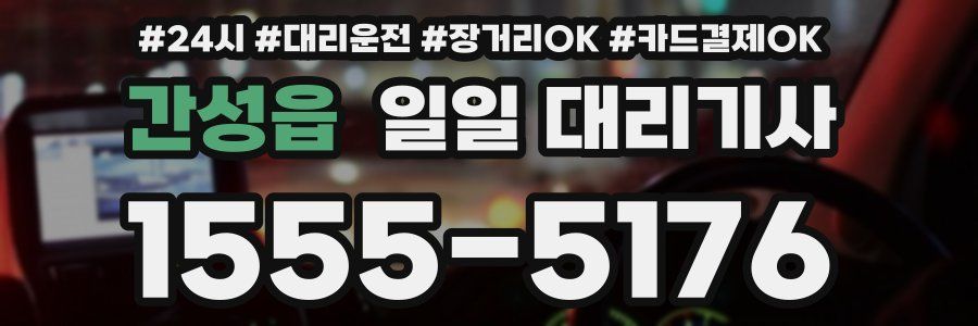 간성읍 일일 대리기사