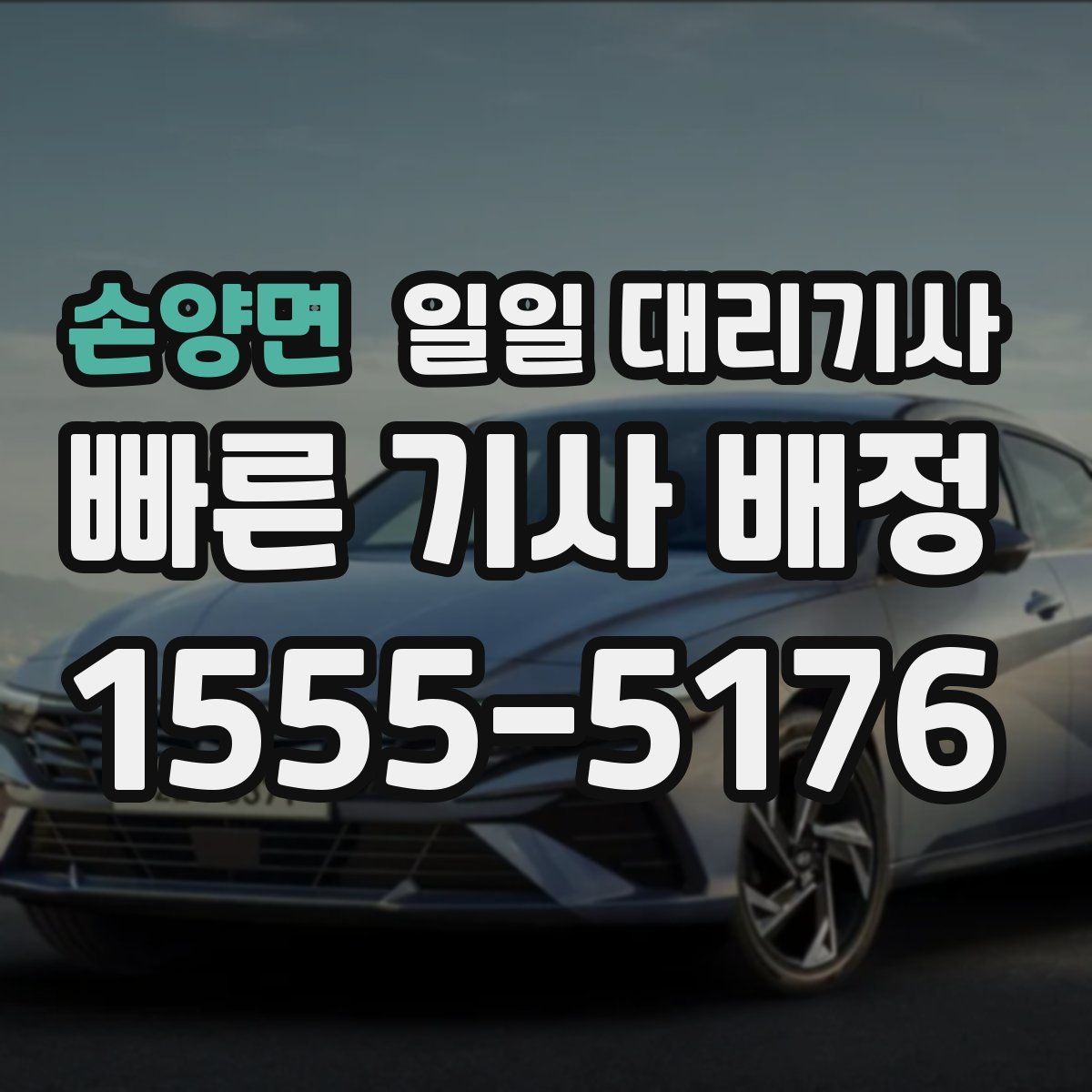 손양면 일일 대리기사
