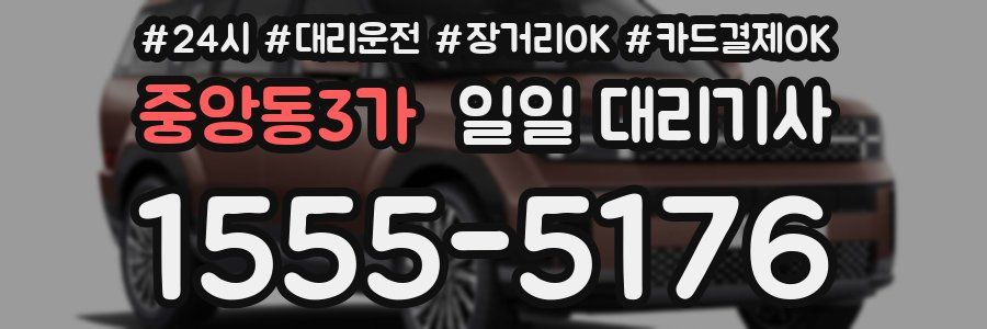 중앙동3가 일일 대리기사