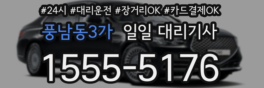 풍남동3가 일일 대리기사