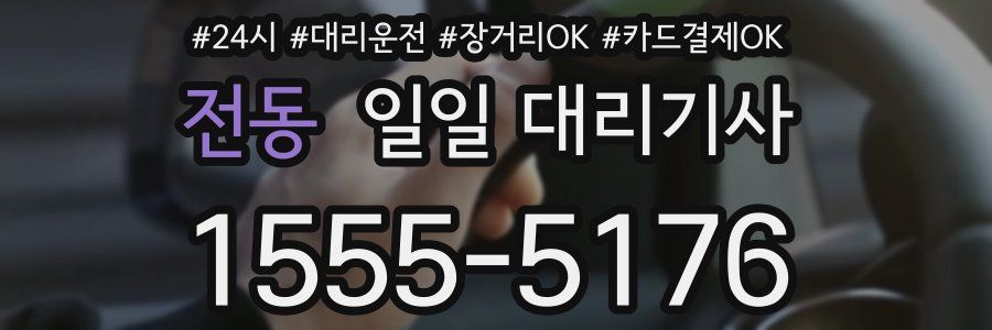 전동 일일 대리기사
