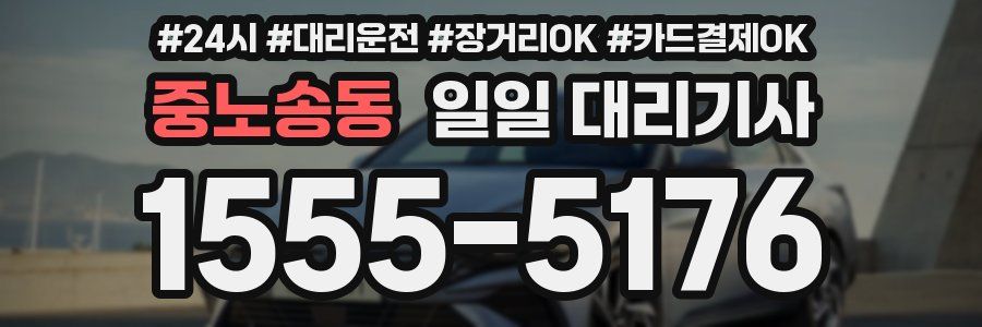 중노송동 일일 대리기사