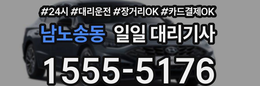 남노송동 일일 대리기사