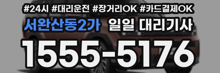 서완산동2가 일일 대리기사