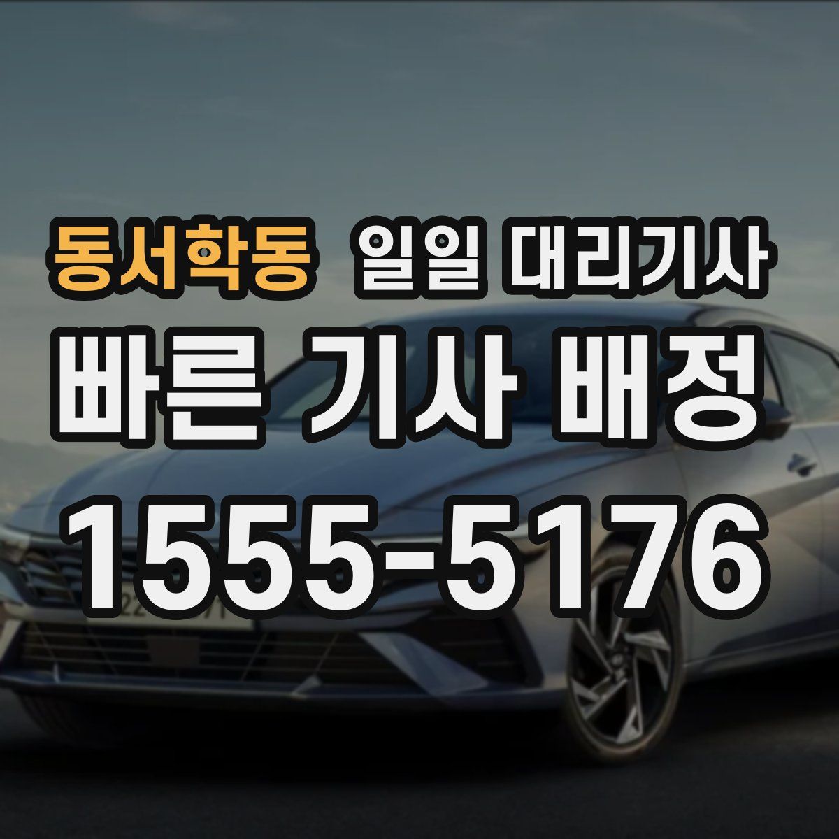 동서학동 일일 대리기사