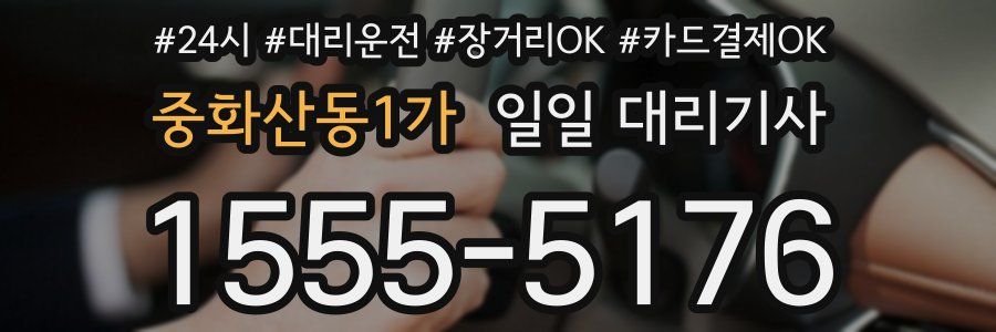 중화산동1가 일일 대리기사