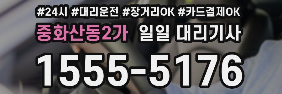 중화산동2가 일일 대리기사