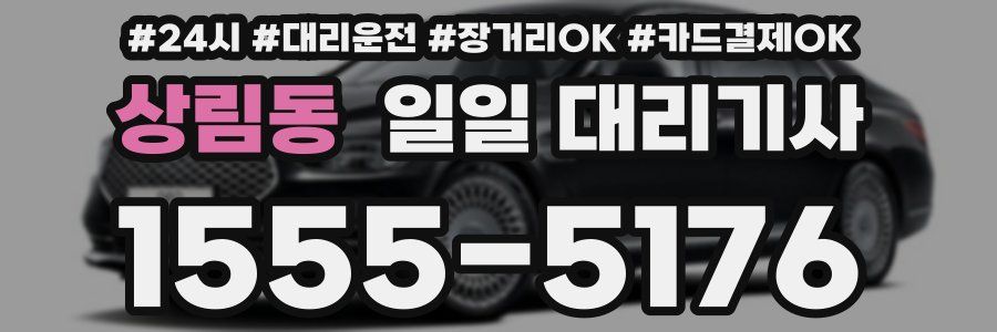 상림동 일일 대리기사