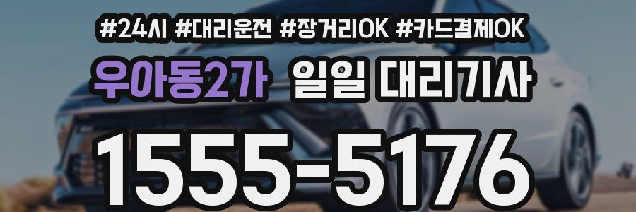 우아동2가 일일 대리기사