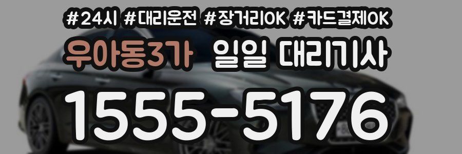 우아동3가 일일 대리기사
