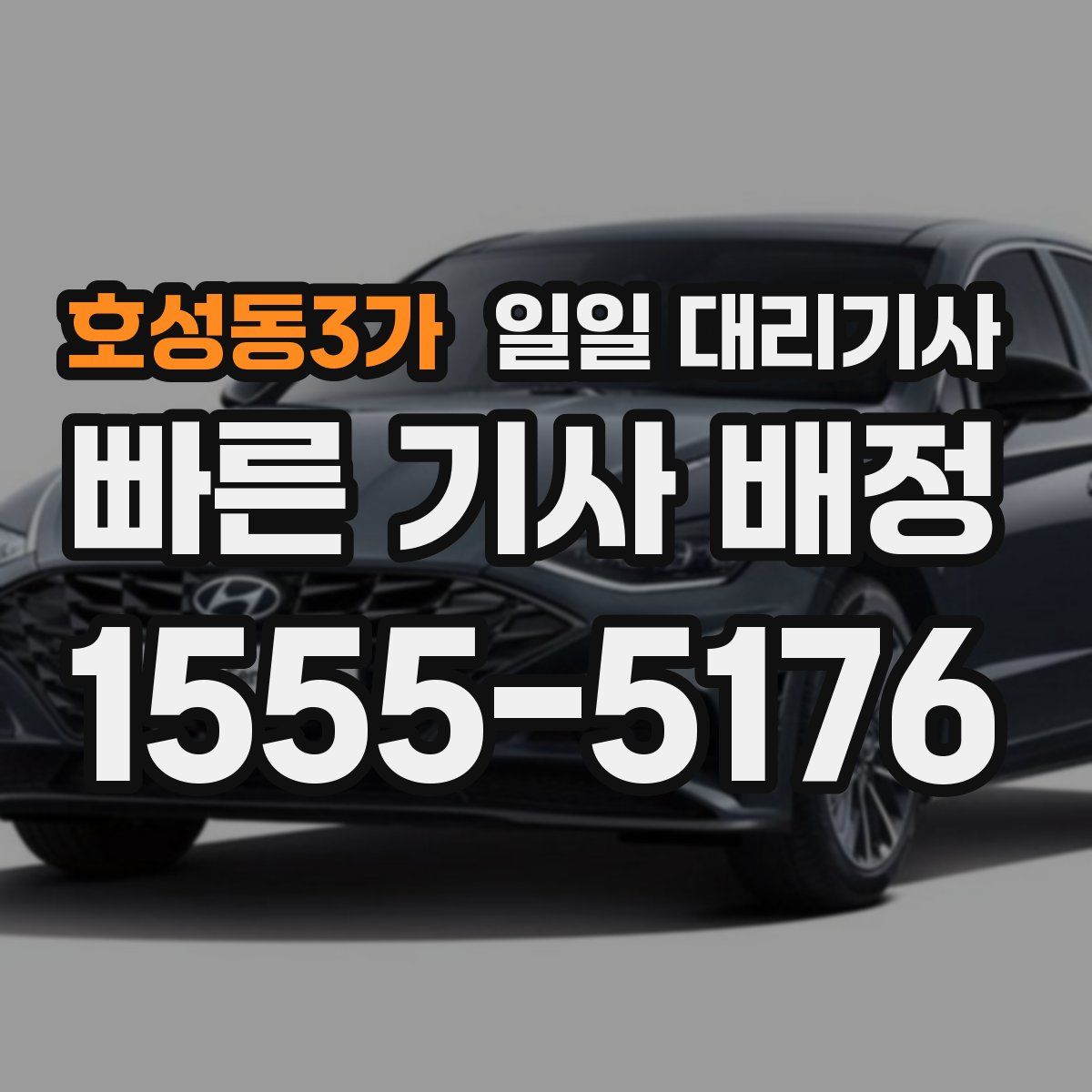 호성동3가 일일 대리기사