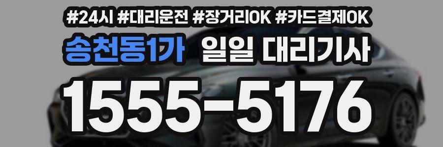 송천동1가 일일 대리기사