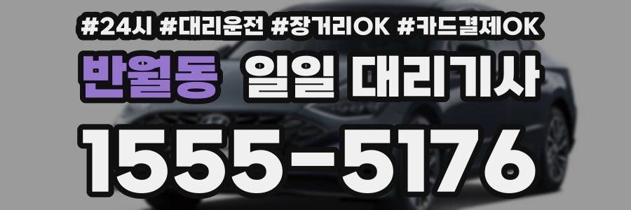 반월동 일일 대리기사