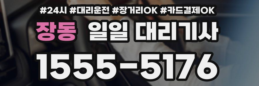 장동 일일 대리기사