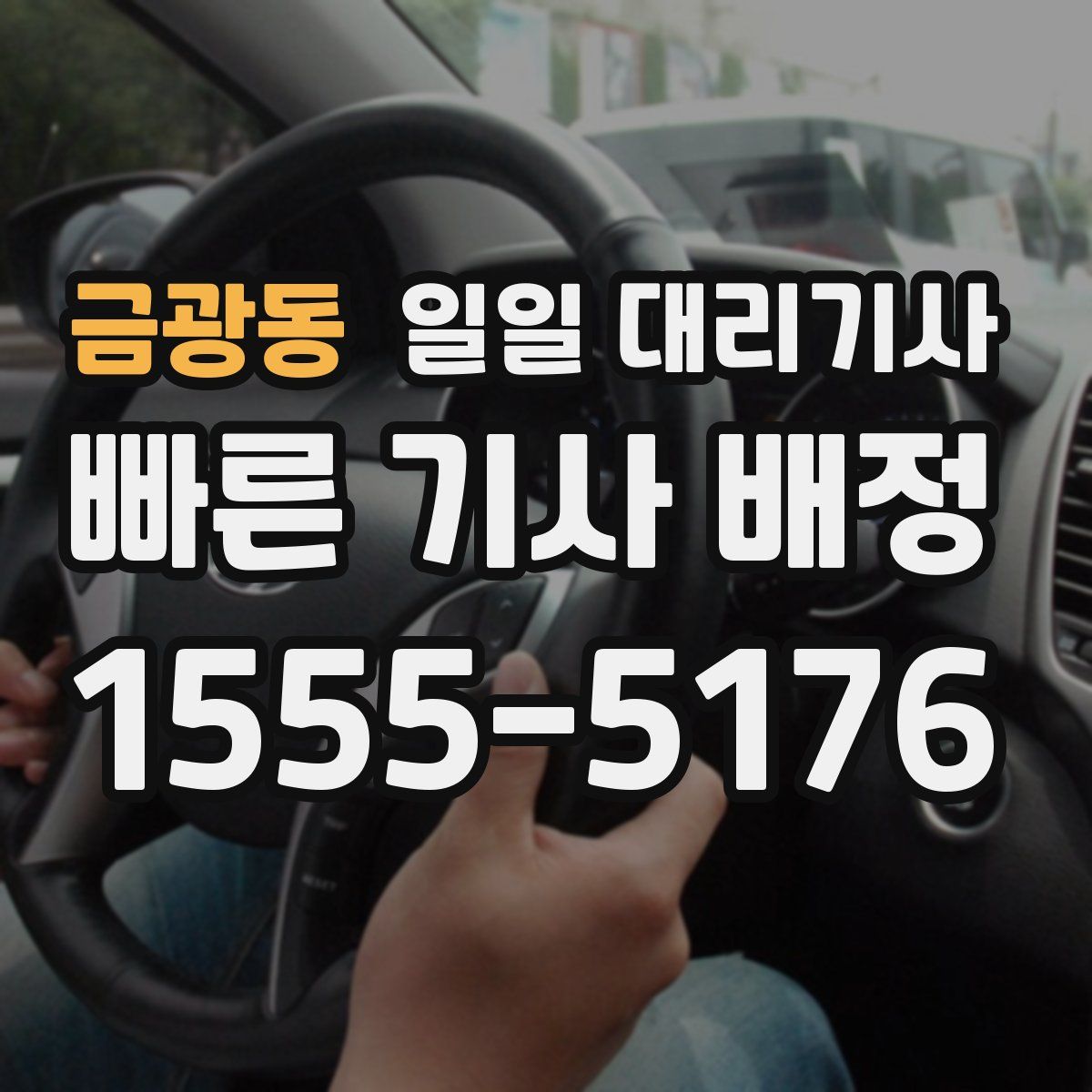 금광동 일일 대리기사