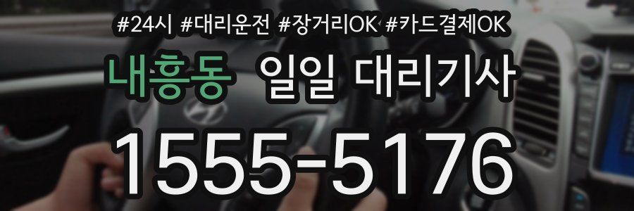내흥동 일일 대리기사