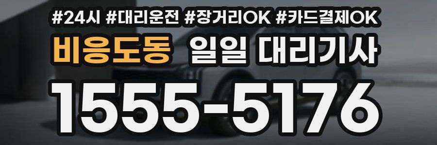 비응도동 일일 대리기사