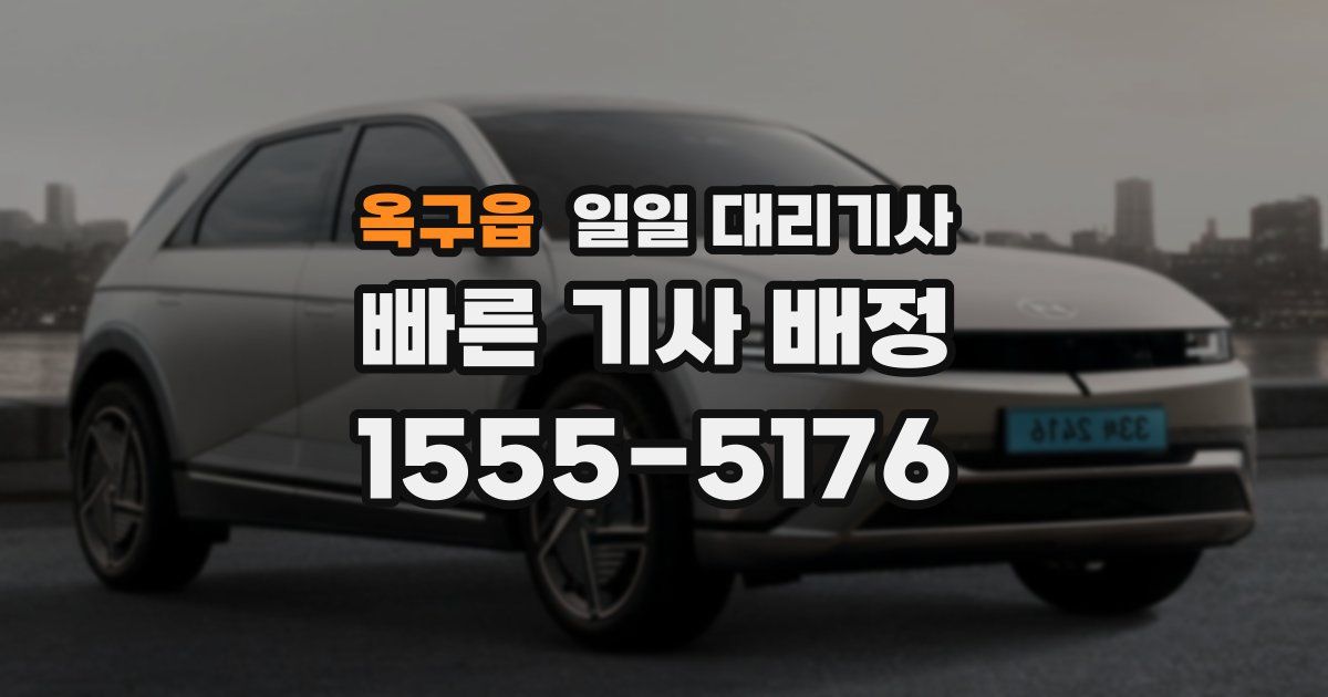 옥구읍 일일 대리기사