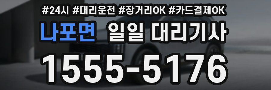 나포면 일일 대리기사