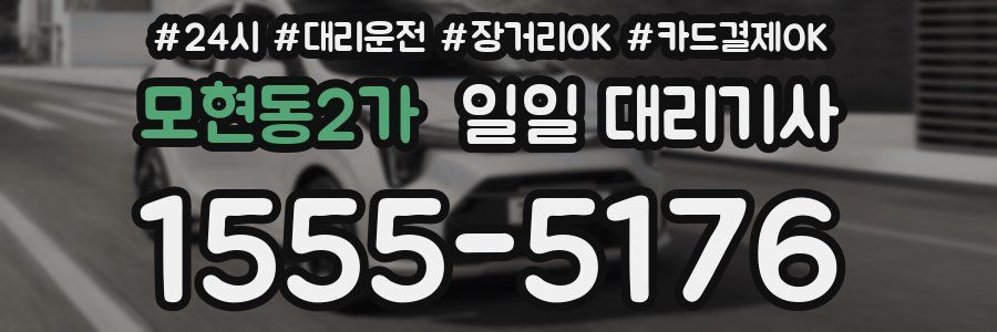 모현동2가 일일 대리기사