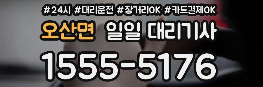 오산면 일일 대리기사