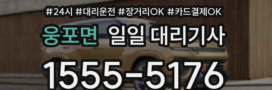 웅포면 일일 대리기사