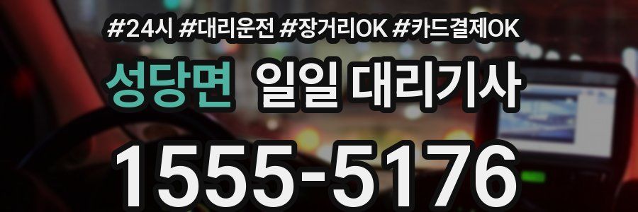 성당면 일일 대리기사