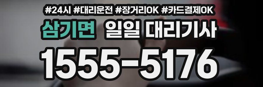 삼기면 일일 대리기사